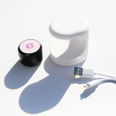 Mini LED Nail Lamp x Solid Gel Set