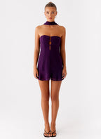 Avenue Mini Dress - Plum