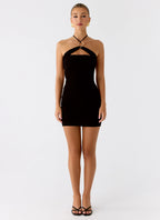 Poetry Mini Dress - Black