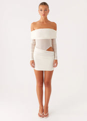 No Doubt Mini Dress - Ivory