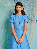 Reef Jacquard Midi Dress