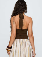 Silverwing Cut Out Bodysuit Chocolate