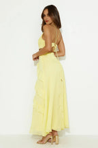 Sunset Dreamer Maxi Dress Yellow