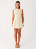Lulita Mini Dress - Buttercream Yellow