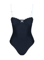 Claryssa Scallop One Piece Black