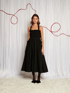 Heartstrings Cross Straps Midi Dress