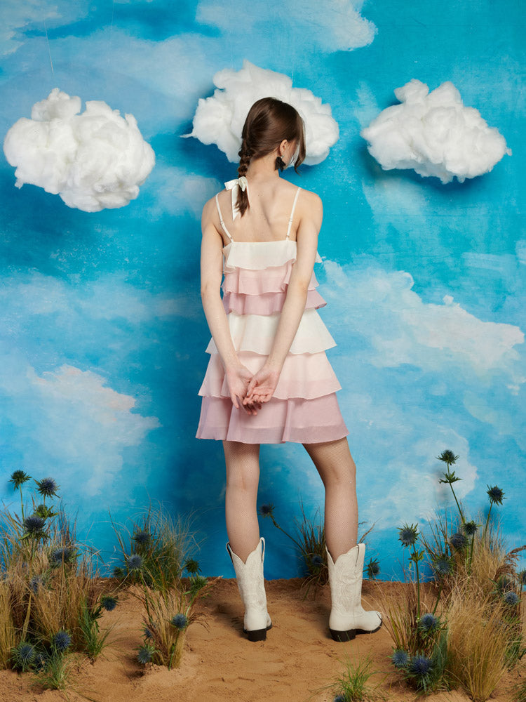 Honey Ruffle Mini Dress