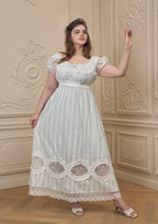 Curve & Plus "Matin de fenêtre fleurie" Dress