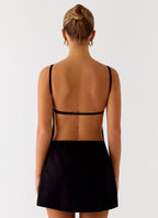 Play With Fire Mini Dress - Black