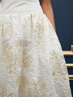 Sophia Jacquard Midi Dress
