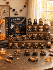 2026 Highland Cow Halloween Countdown Calendar