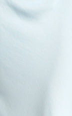 Lira Midi Dress - One Shoulder Satin Dress in Pale Blue