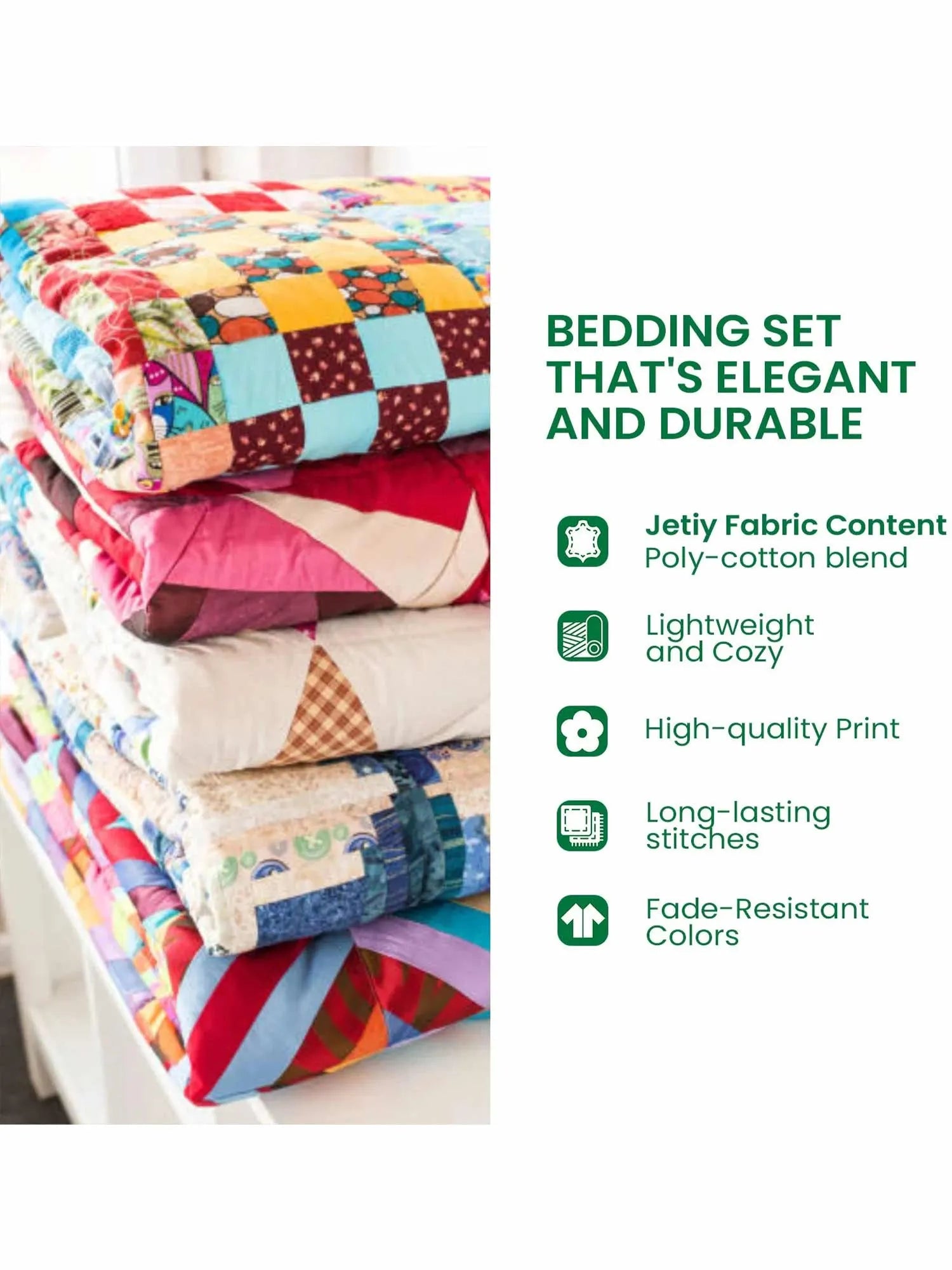 Tie Dye Dreams 3-Piece Quilted Bedding Set