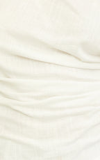 Robilyn - Off Shoulder Linen Look Top in White