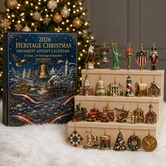 America 250th Anniversary Commemorative Edition: Traditional Nativity Scene And Christmas Countdown Calendar(2D Acrylic Flat)