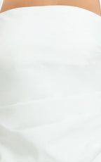 Tamika Mini Dress - Line Mini Dress in Off White